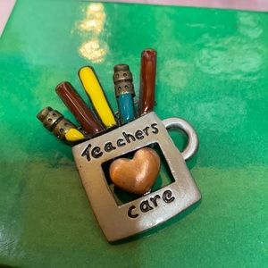 Teacher Care Brooch